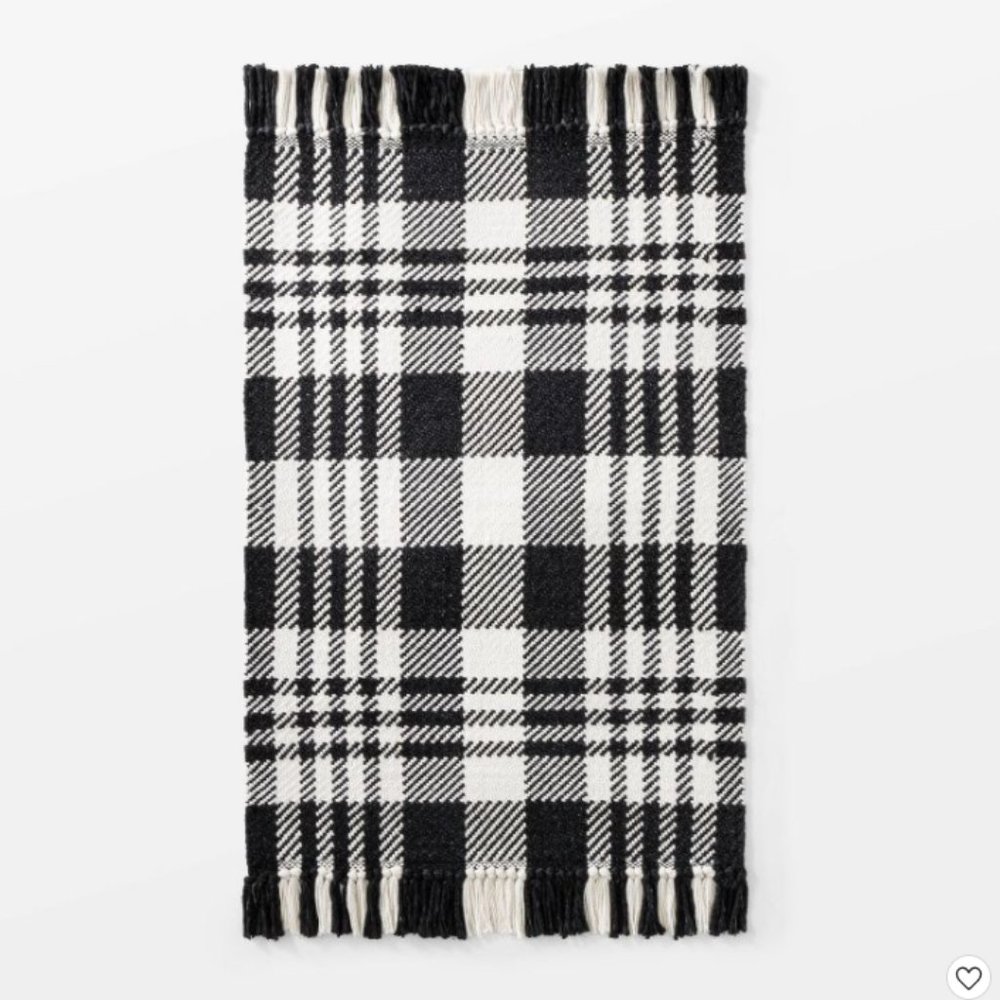 Threshold Studio McGee 2'1"x3'2" Indoor Outdoor Scatter Plaid Rug New With Tag